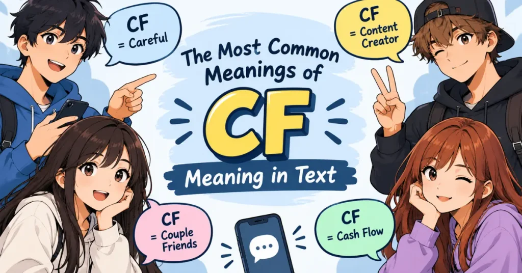 The Most Common Meanings of CF Meaning in Text