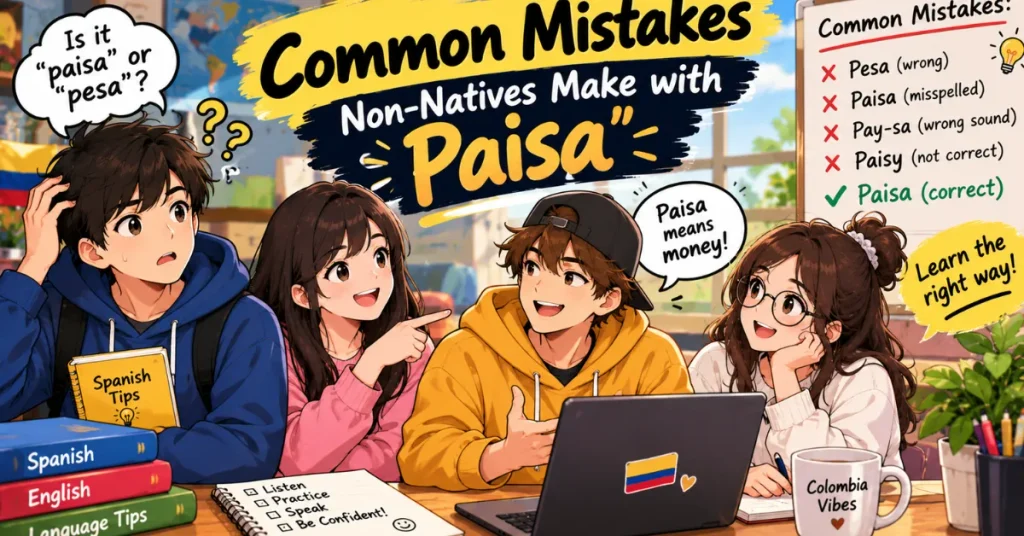Common Mistakes Non-Natives Make with "Paisa"