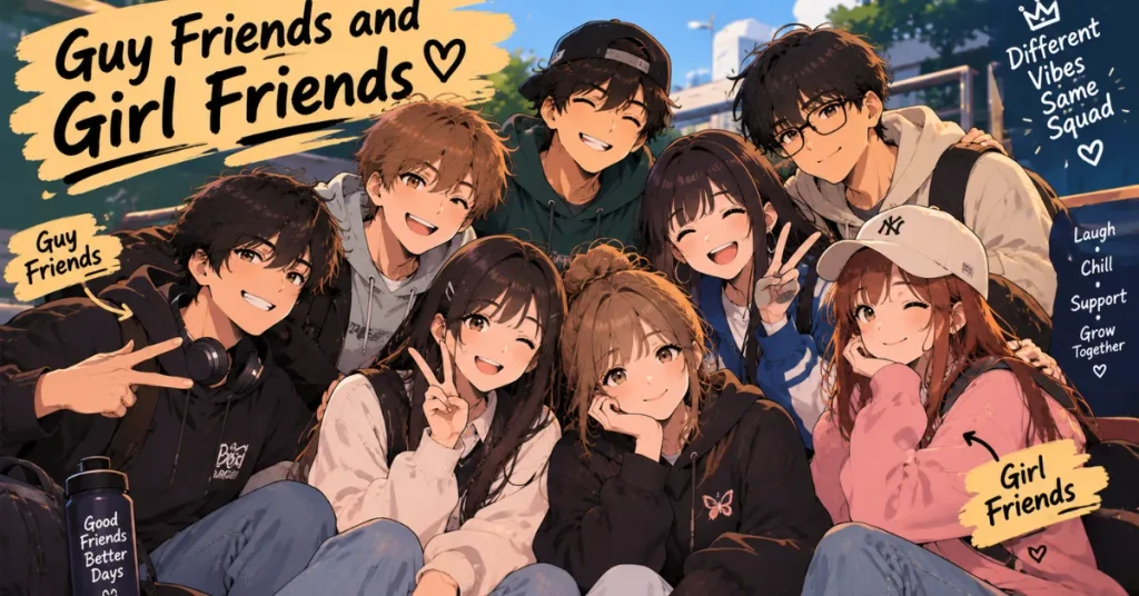 Guy Friends and Girl Friends