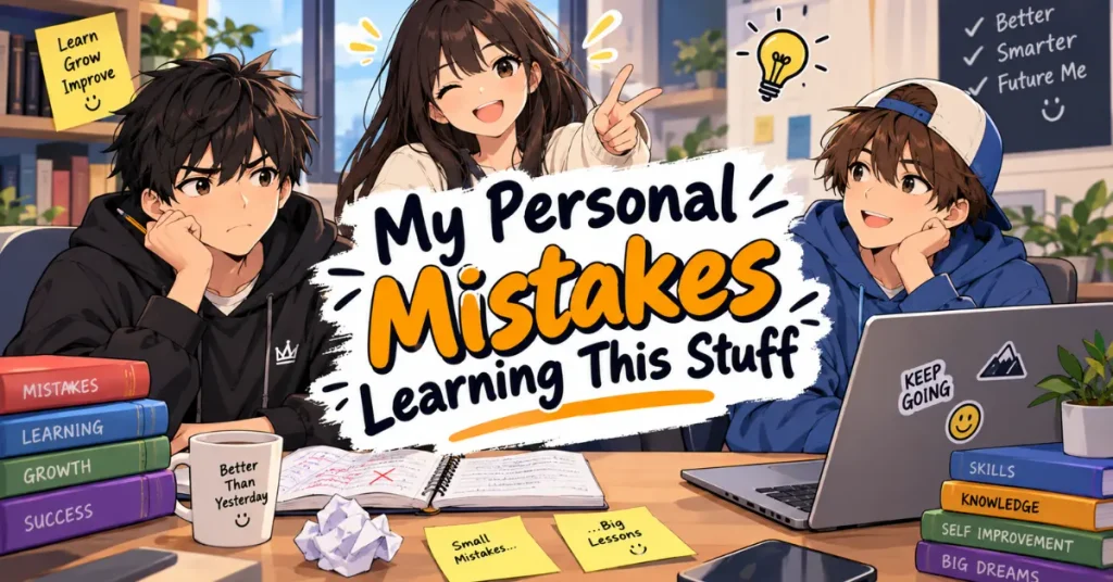 My Personal Mistakes Learning This Stuff