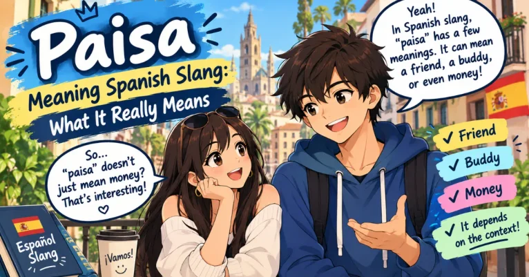_Really means paisa-meaning-spanish-slang