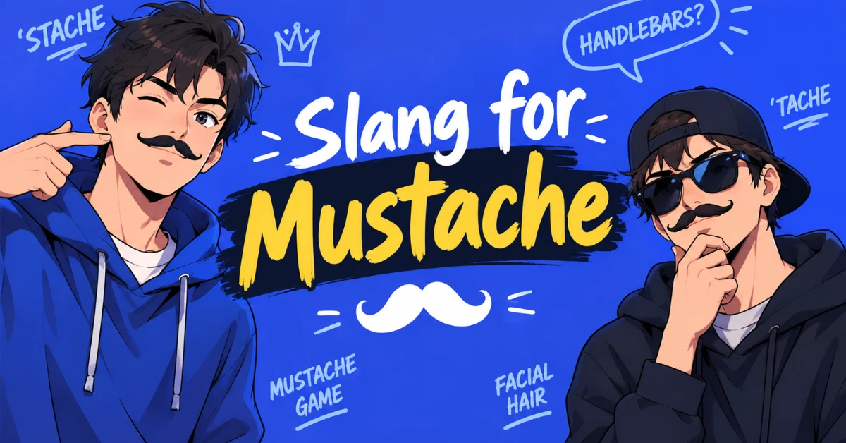 Slang for Mustache