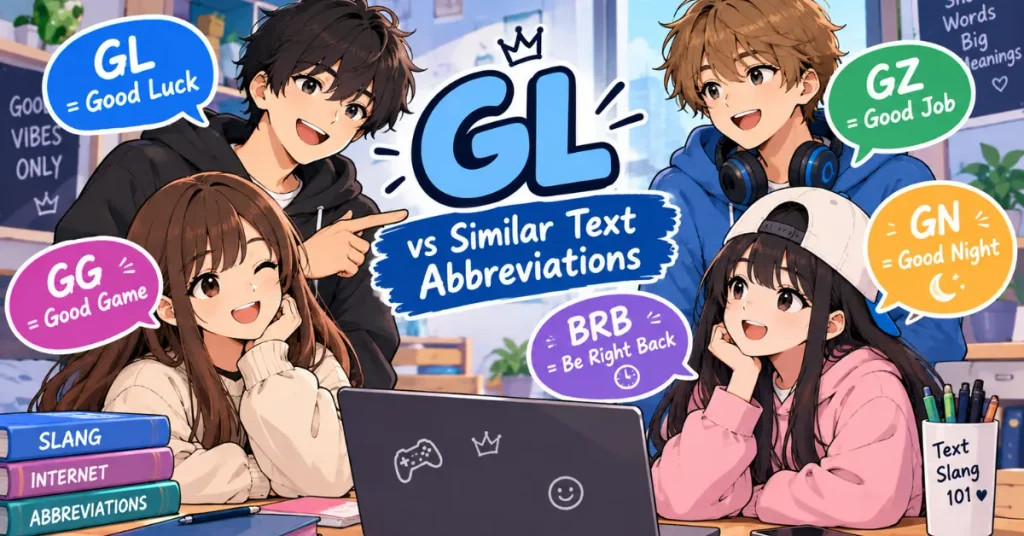 GL vs Similar Text Abbreviations