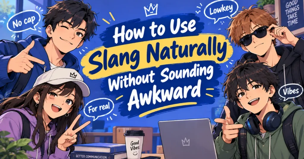 How to Use Slang Naturally Without Sounding Awkward