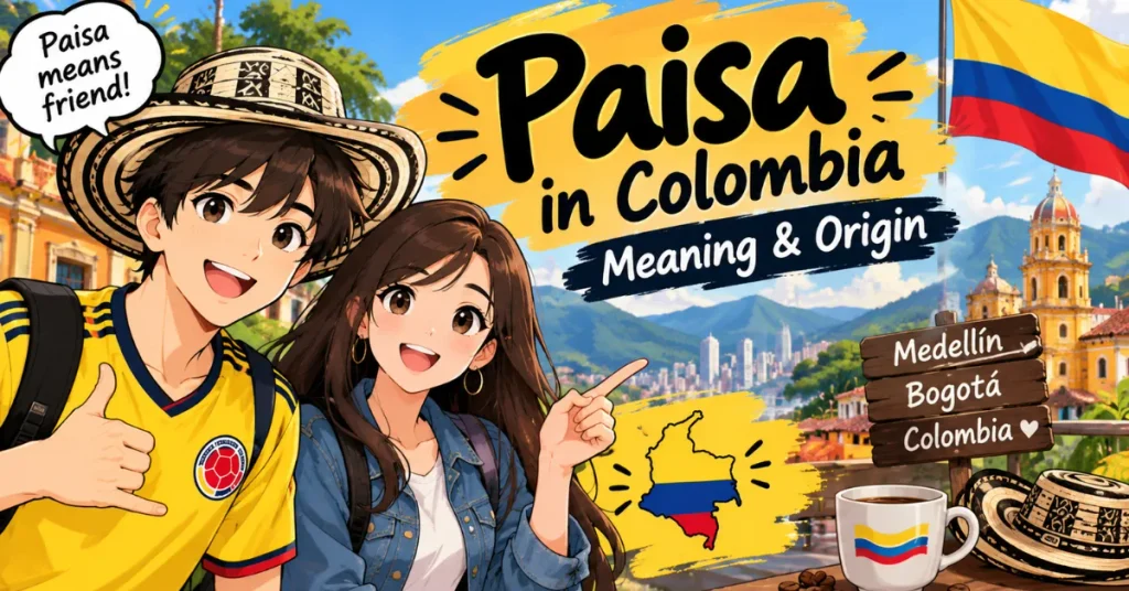 Paisa in Colombia  Meaning & Origin
