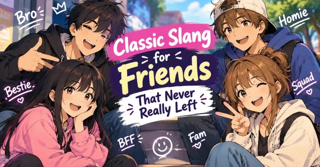 Friend Slang: Classic Slang for Friends That Never Really Left