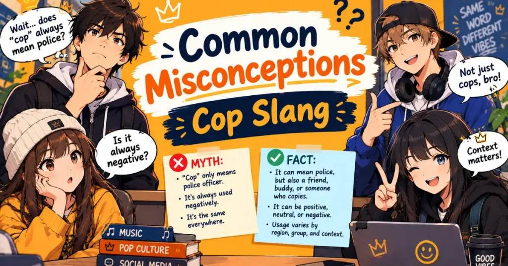 Common Misconceptions Cop Slang