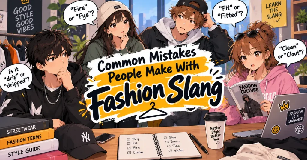 Common Mistakes People Make With Fashion Slang