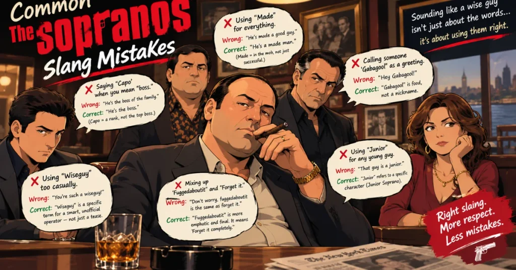 Common Sopranos Slang Mistakes