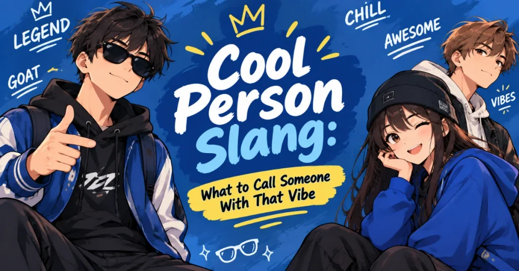 Cool Person Slang: What to Call Someone With That Vibe