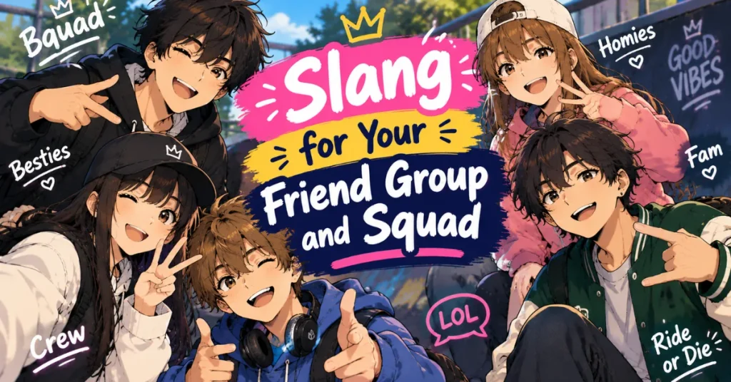 Friend Slang: Slang for Your Friend Group and Squad