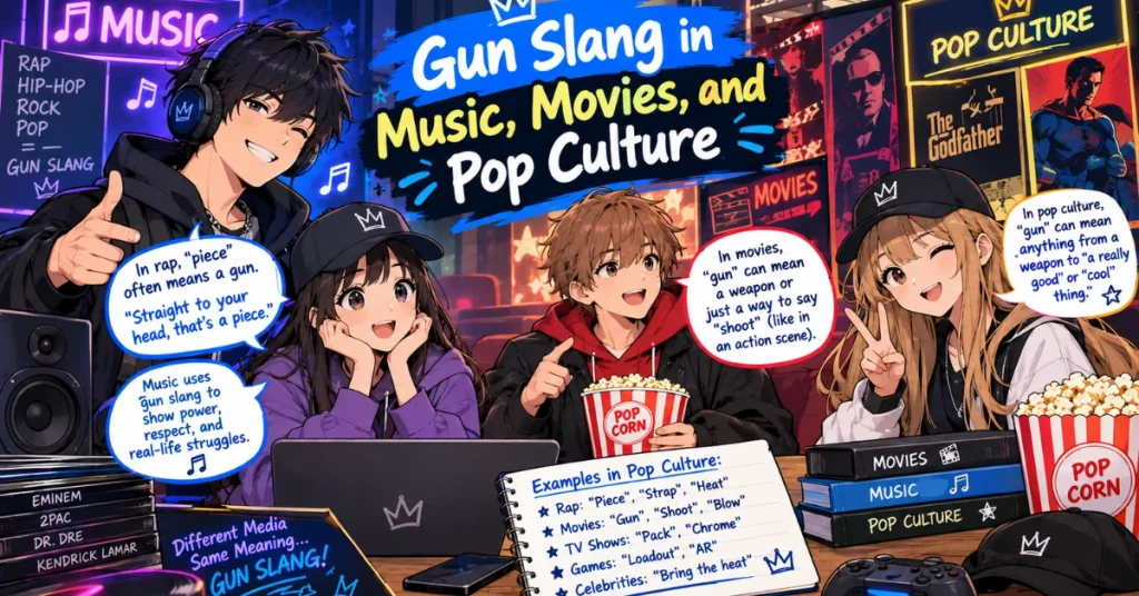 Gun Slang in Music, Movies, and Pop Culture