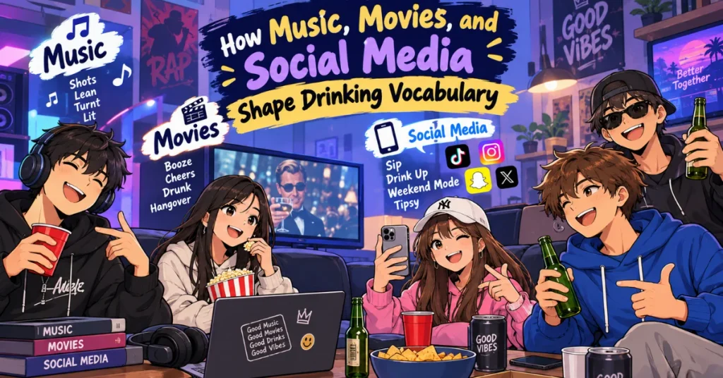 How Music, Movies, and Social Media Shape Drinking Vocabulary
