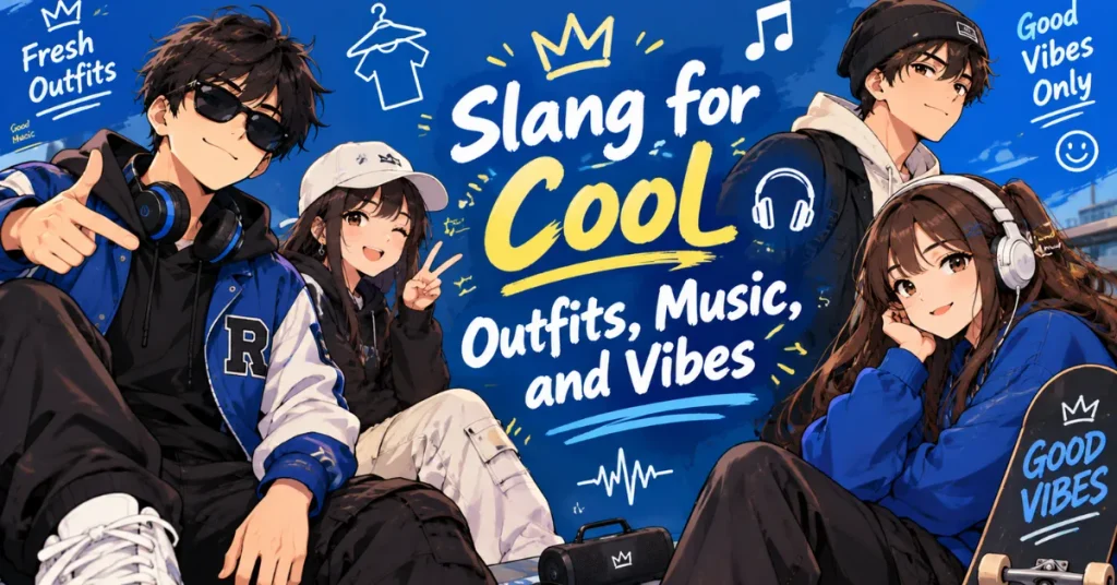 Slang for Cool Outfits, Music, and Vibes