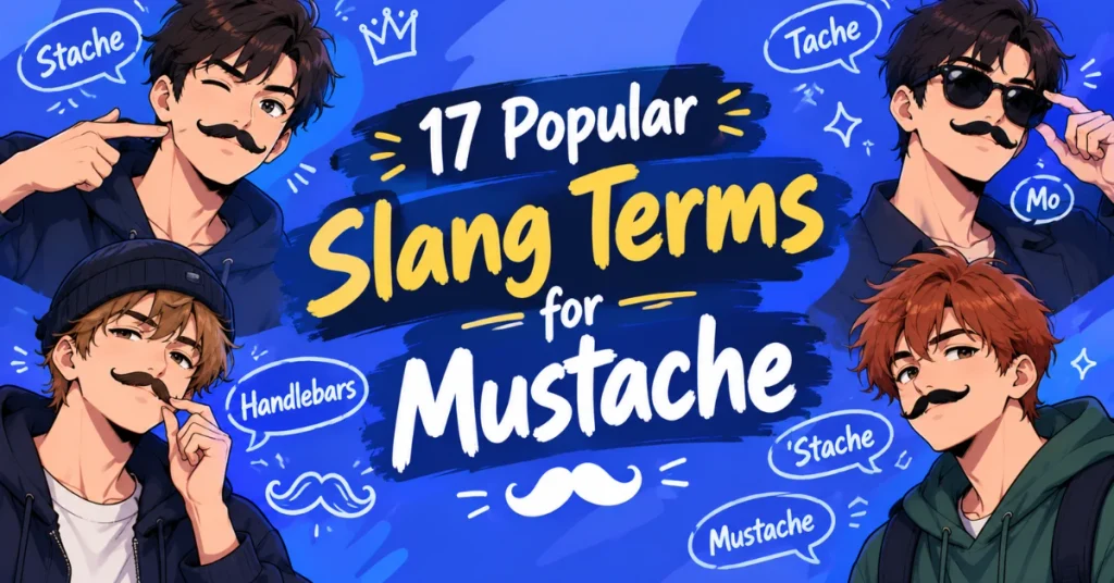 17 Popular Slang Terms for Mustache