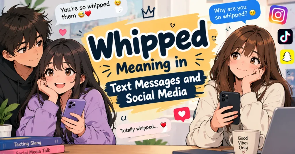 Whipped Meaning in Text Messages and Social Media
