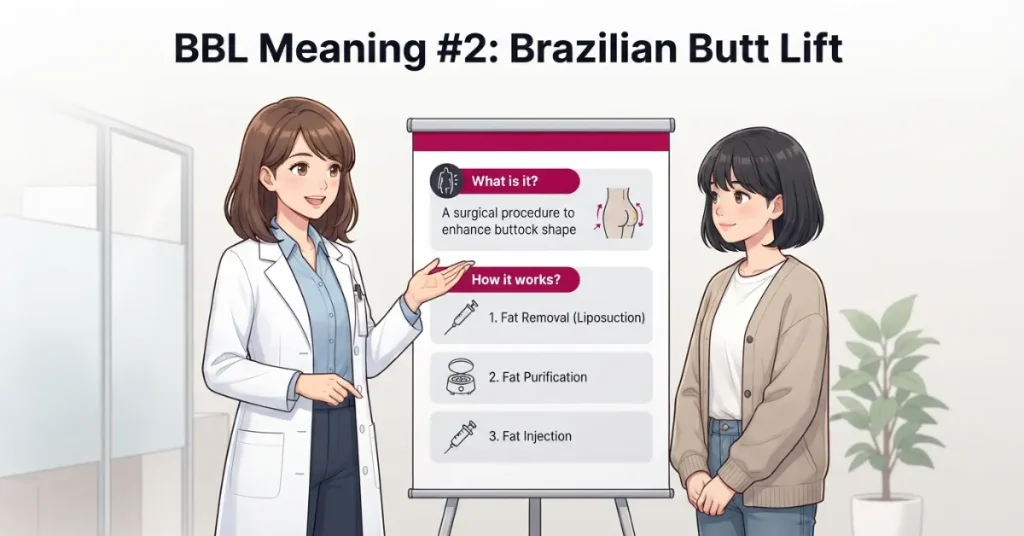 BBL Meaning #2: Brazilian Butt Lift