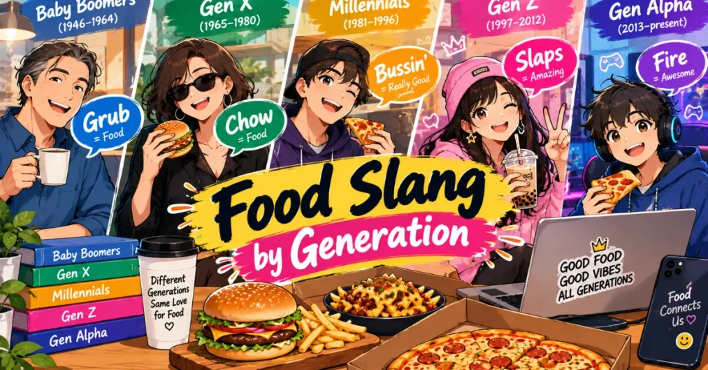 Food Slang by Generation