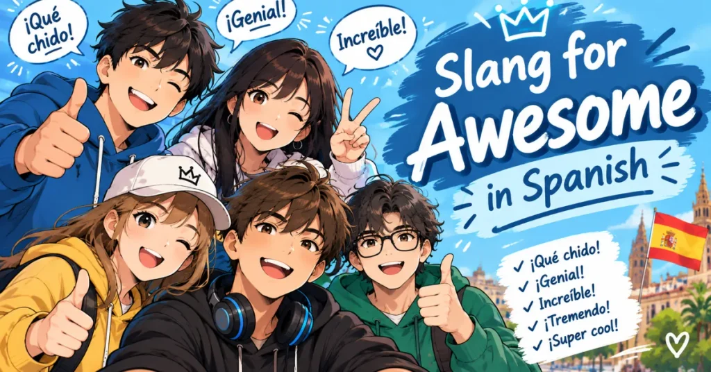 Slang for Awesome in Spanish
