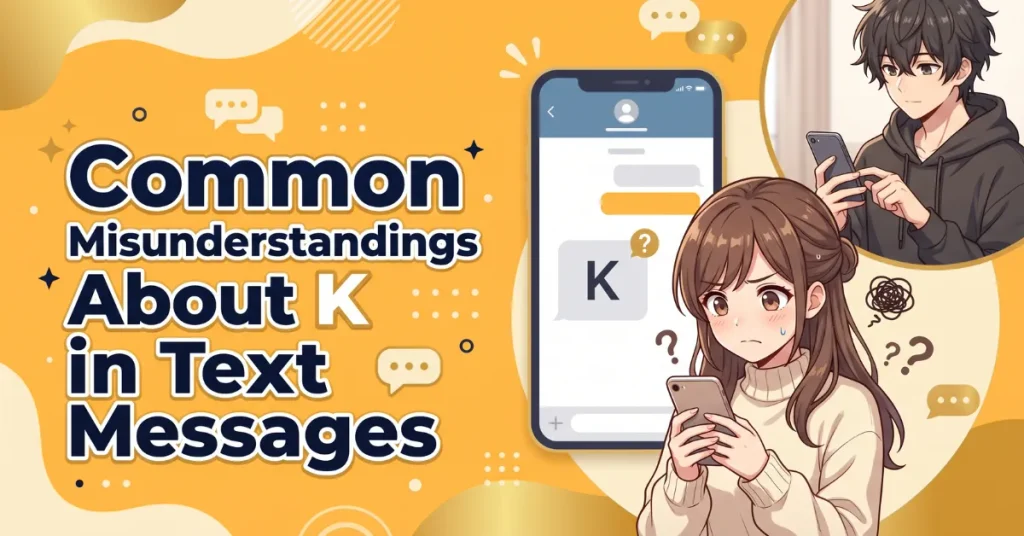 Common Misunderstandings About K in Text Messages