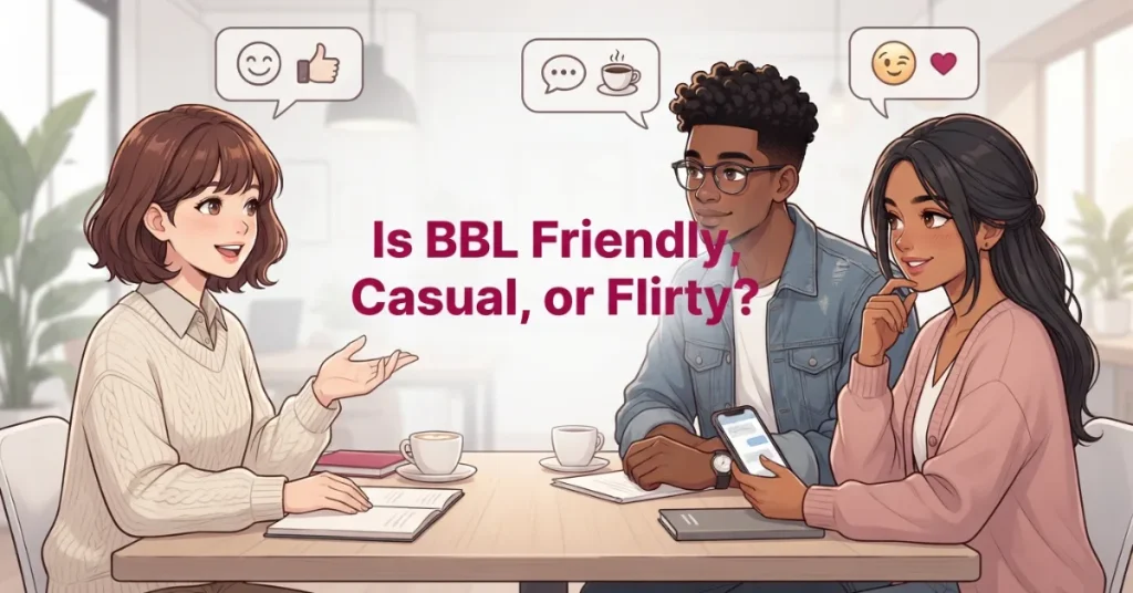 Is BBL Friendly, Casual, or Flirty?