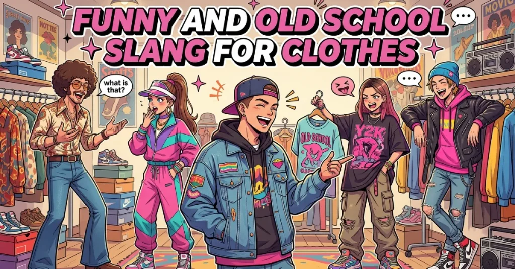 Funny and Old School Slang for Clothes