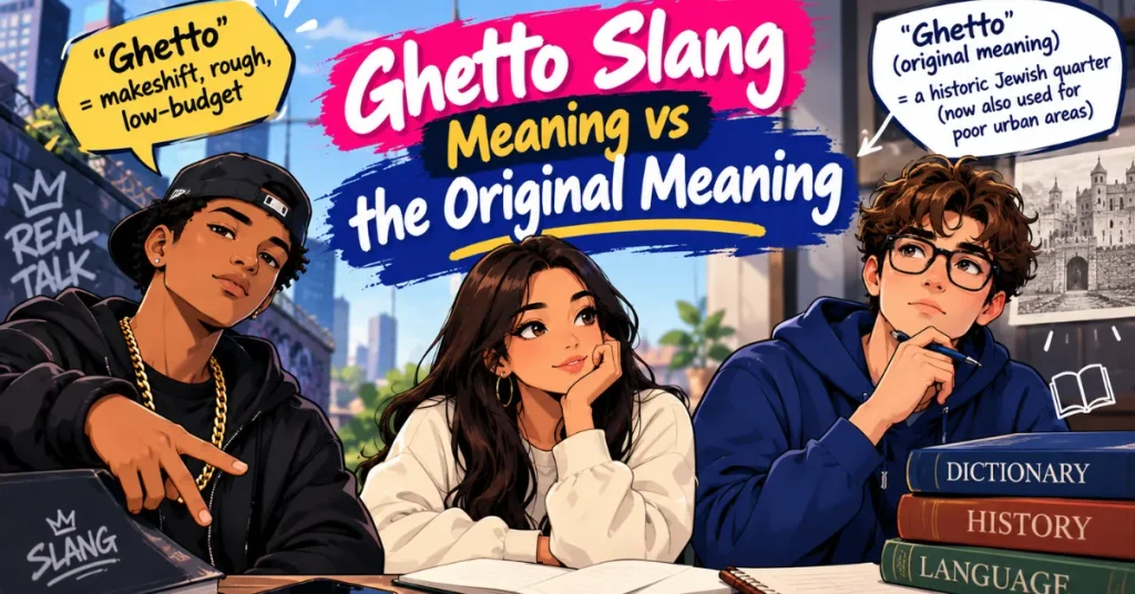 Ghetto Slang Meaning vs the Original Meaning
